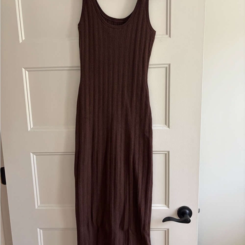 Abercrombie & Fitch Chocolate Brown Maxi Dress